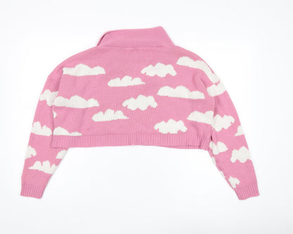 Nasty Gal Women's Pink Cloud Pullover Jumper