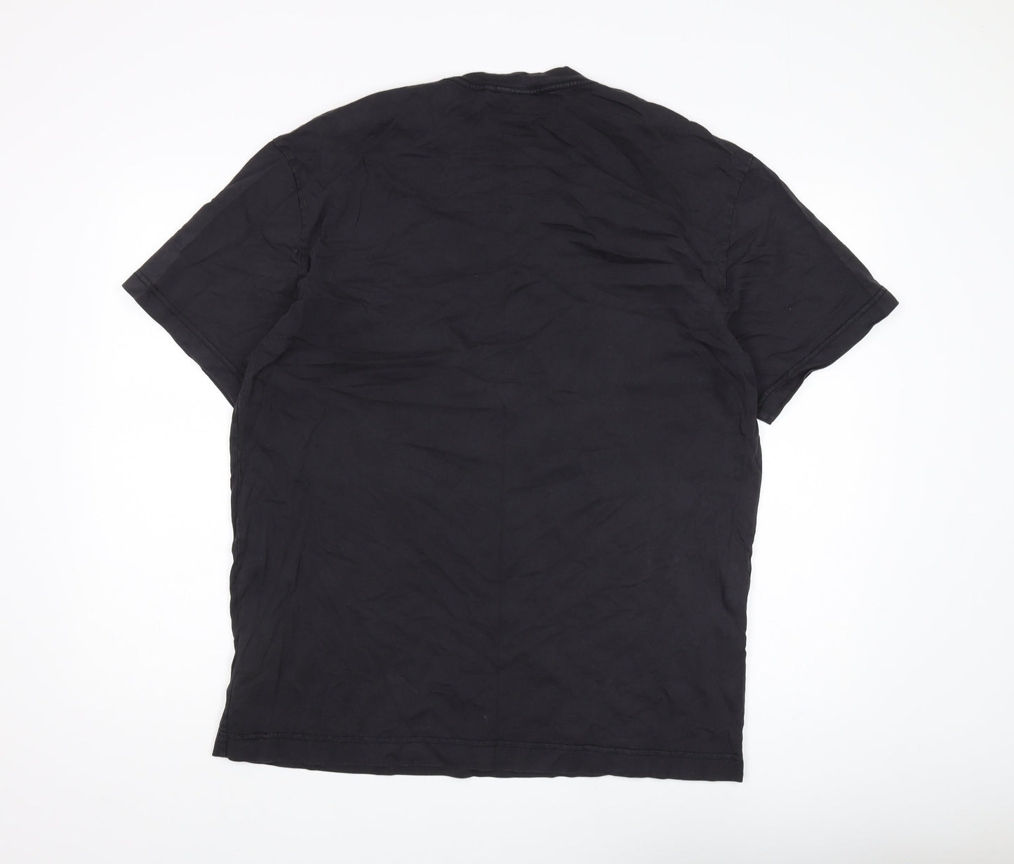 Weekday Men's Black Graphic Print T-Shirt M