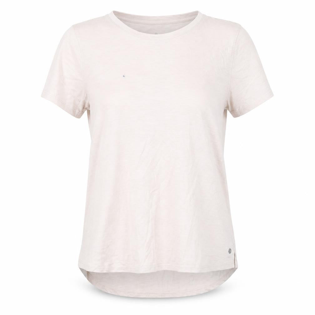 Abana Women's Ivory T-Shirt, Size L, Basic Style