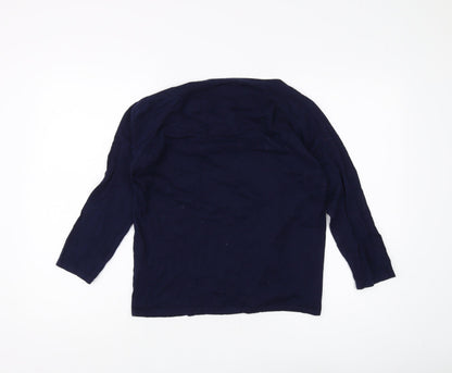 Next Women's Blue Long Sleeve Jumper Size 12