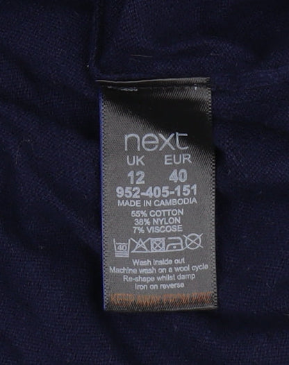 Next Women's Blue Long Sleeve Jumper Size 12