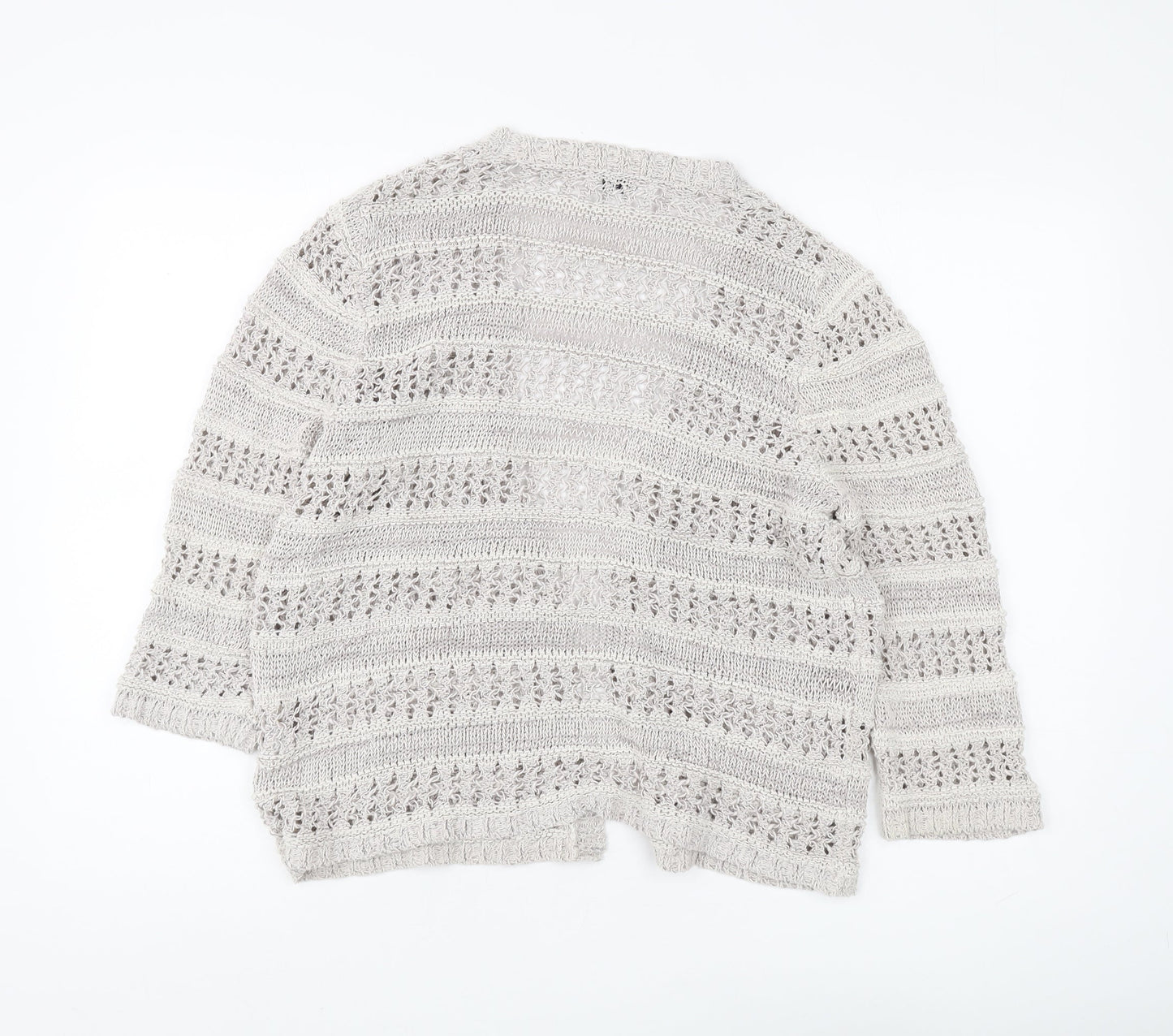 Marks and Spencer Women's Beige Open-Knit Cardigan