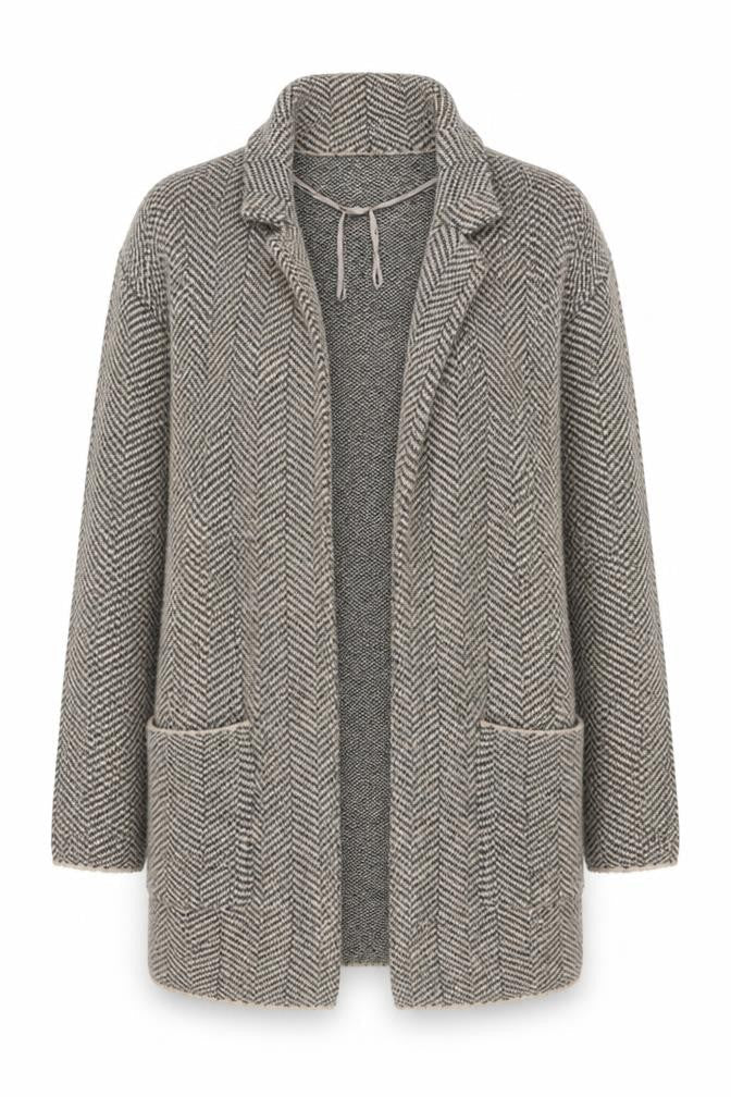 Kaisley Women's Grey Cardigan - Size S, Classic Style