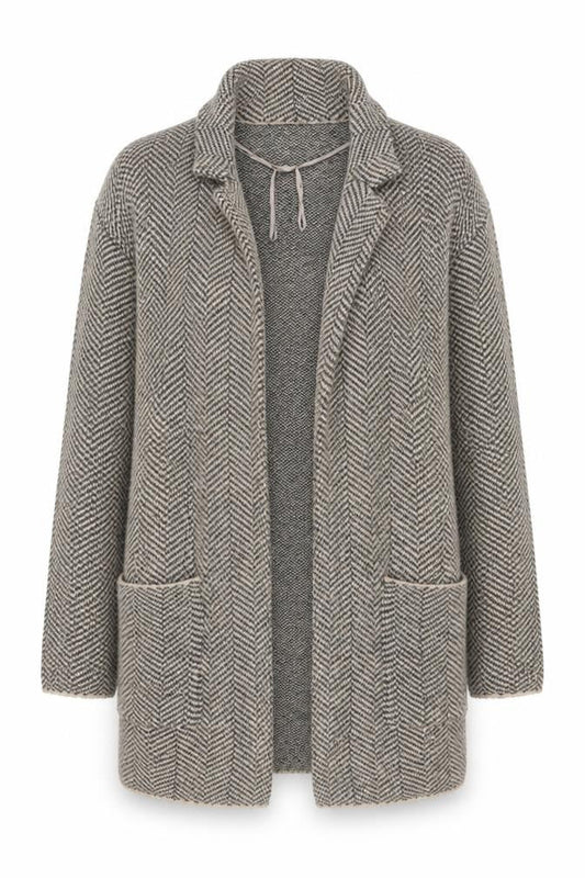 Kaisley Women's Grey Cardigan - Size S, Classic Style