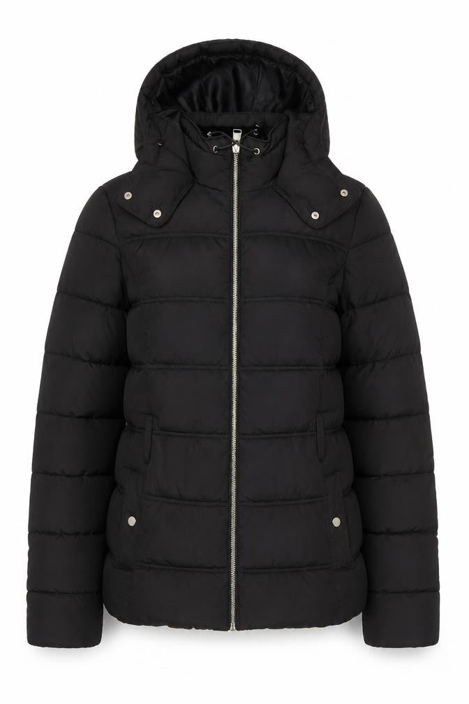 New Look Women's Black Puffer Jacket Size S