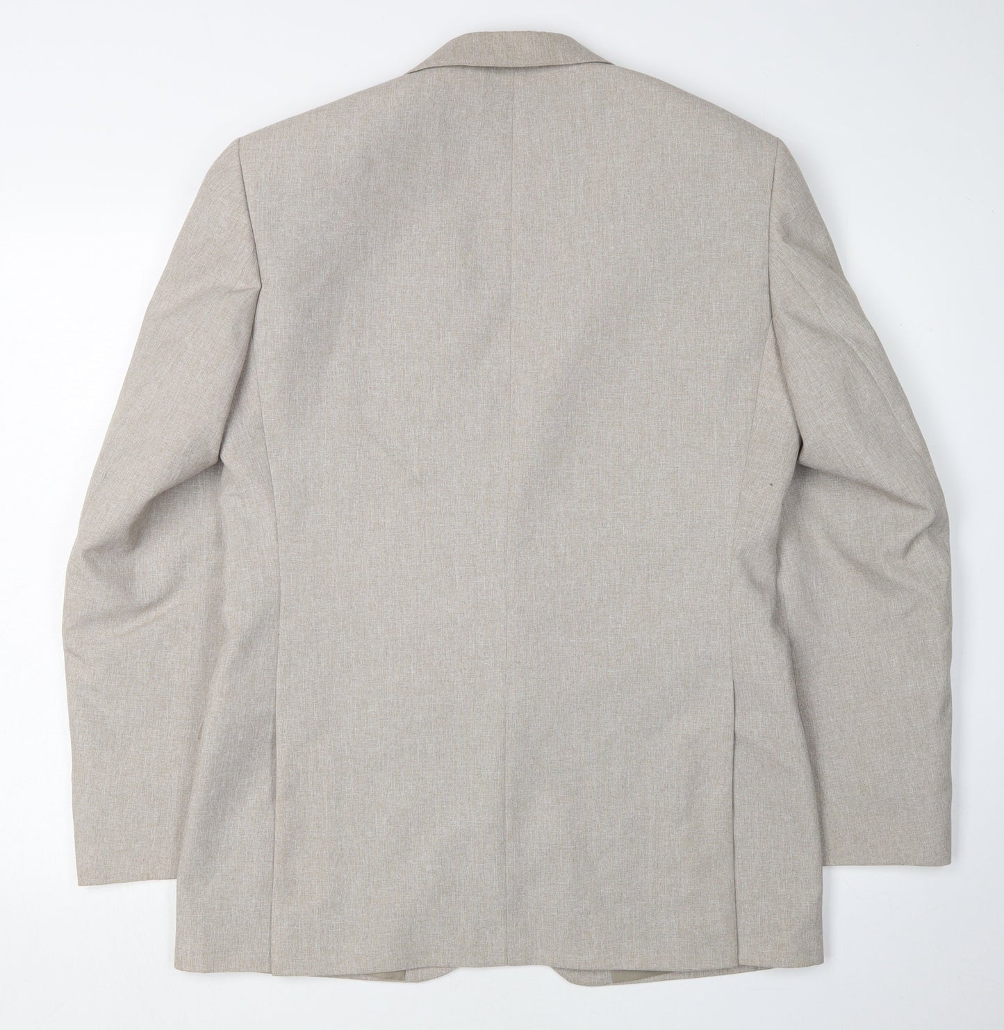C&A Men's Beige Suit Jacket, Size 38R, Regular Fit