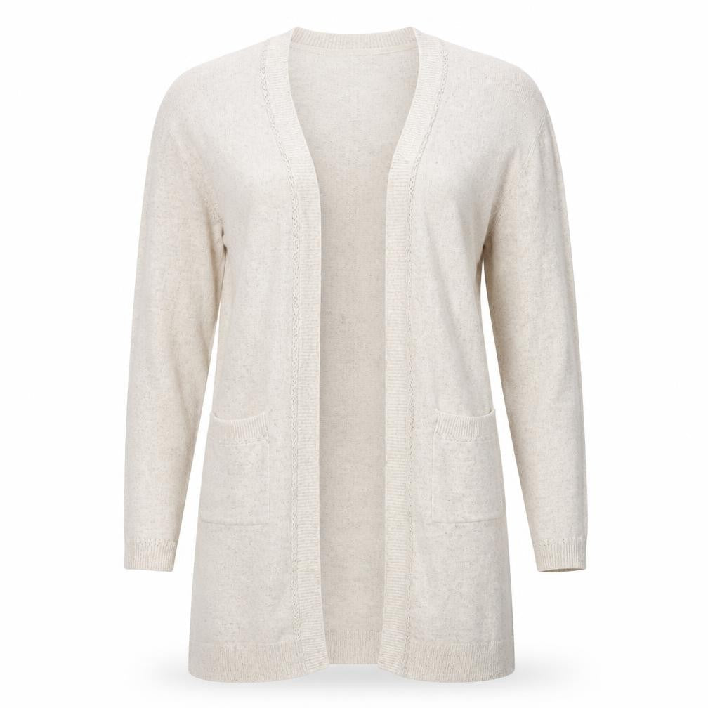 FatFace Women's Beige Cardigan Size 10 Relaxed