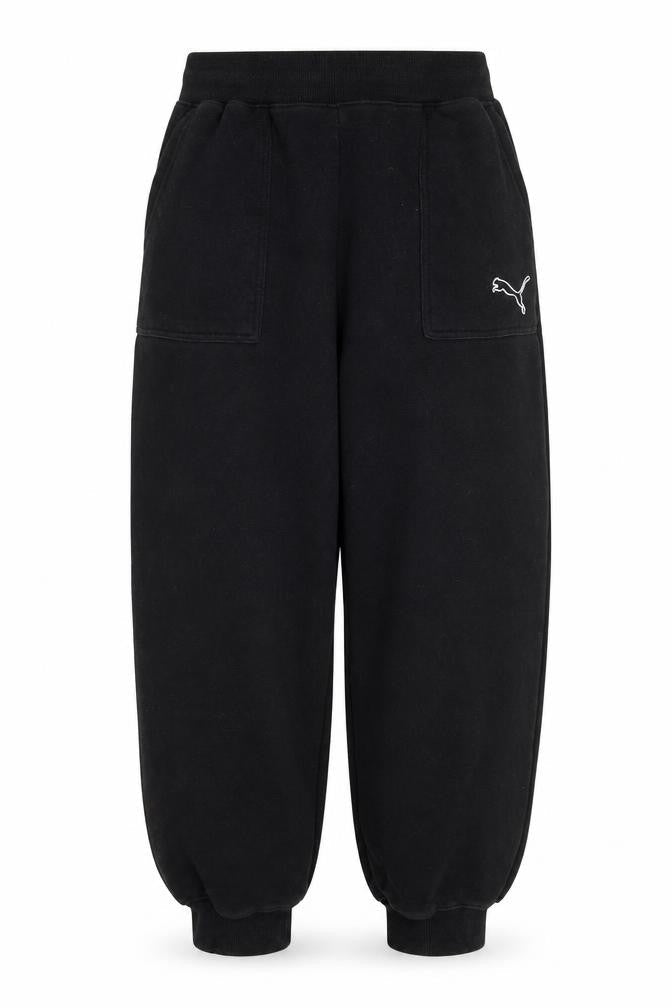 Puma Men's Black XS Sweatpants with Logo