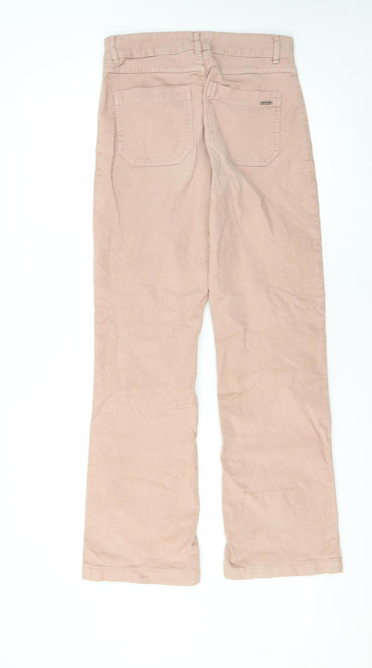 Brownie Women's Beige Straight Trousers XS