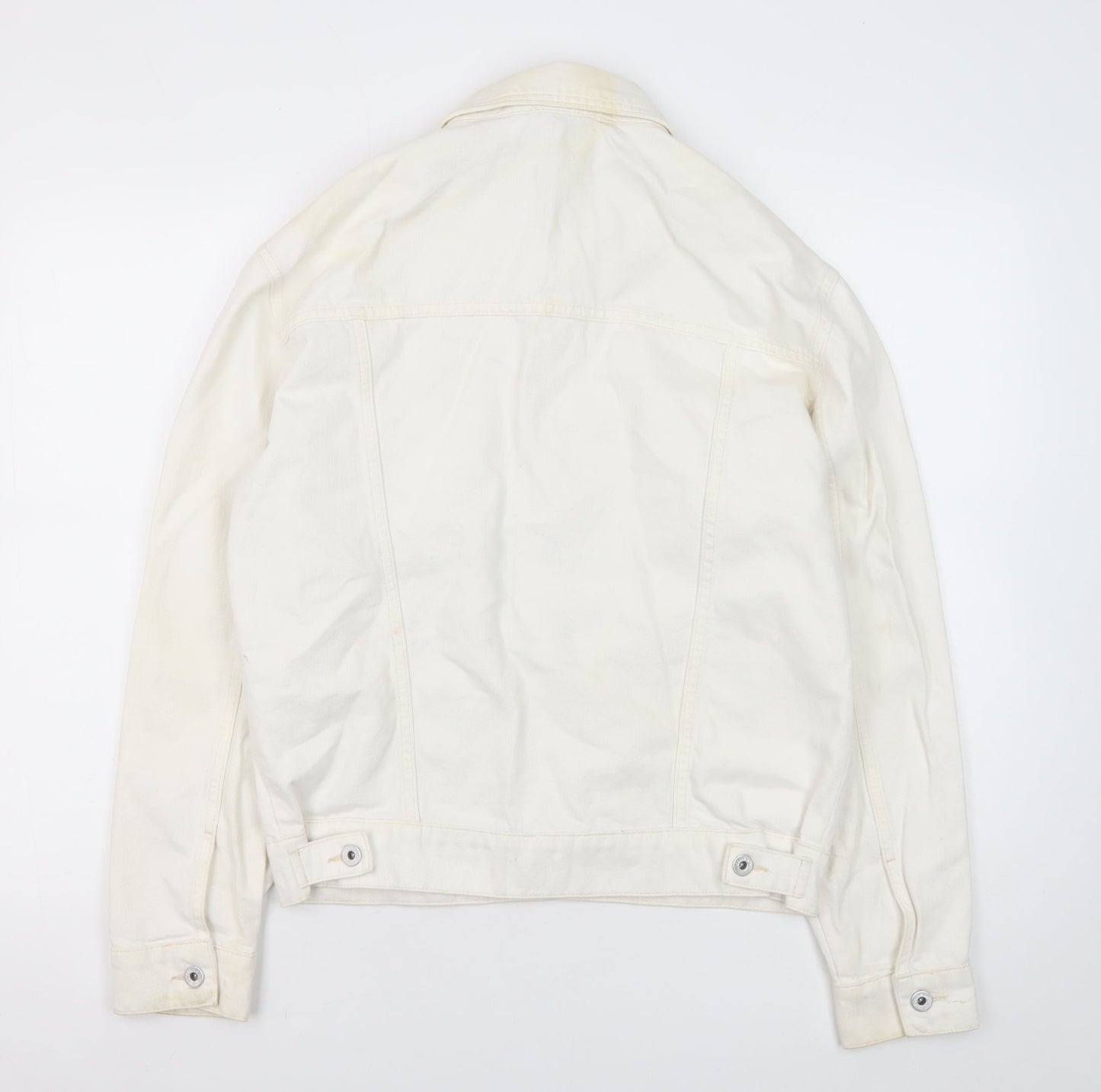 Collusion Women’s Ivory Cotton Basic Jacket XS
