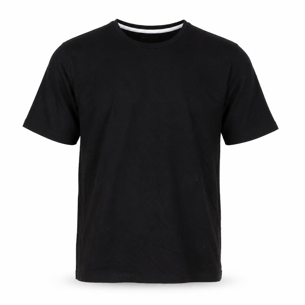 Brave Soul Men's Black Cotton Crew Neck T-Shirt L