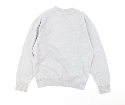 Preloved Friends Women's Grey Graphic Pullover Sweatshirt Size 12 - Back