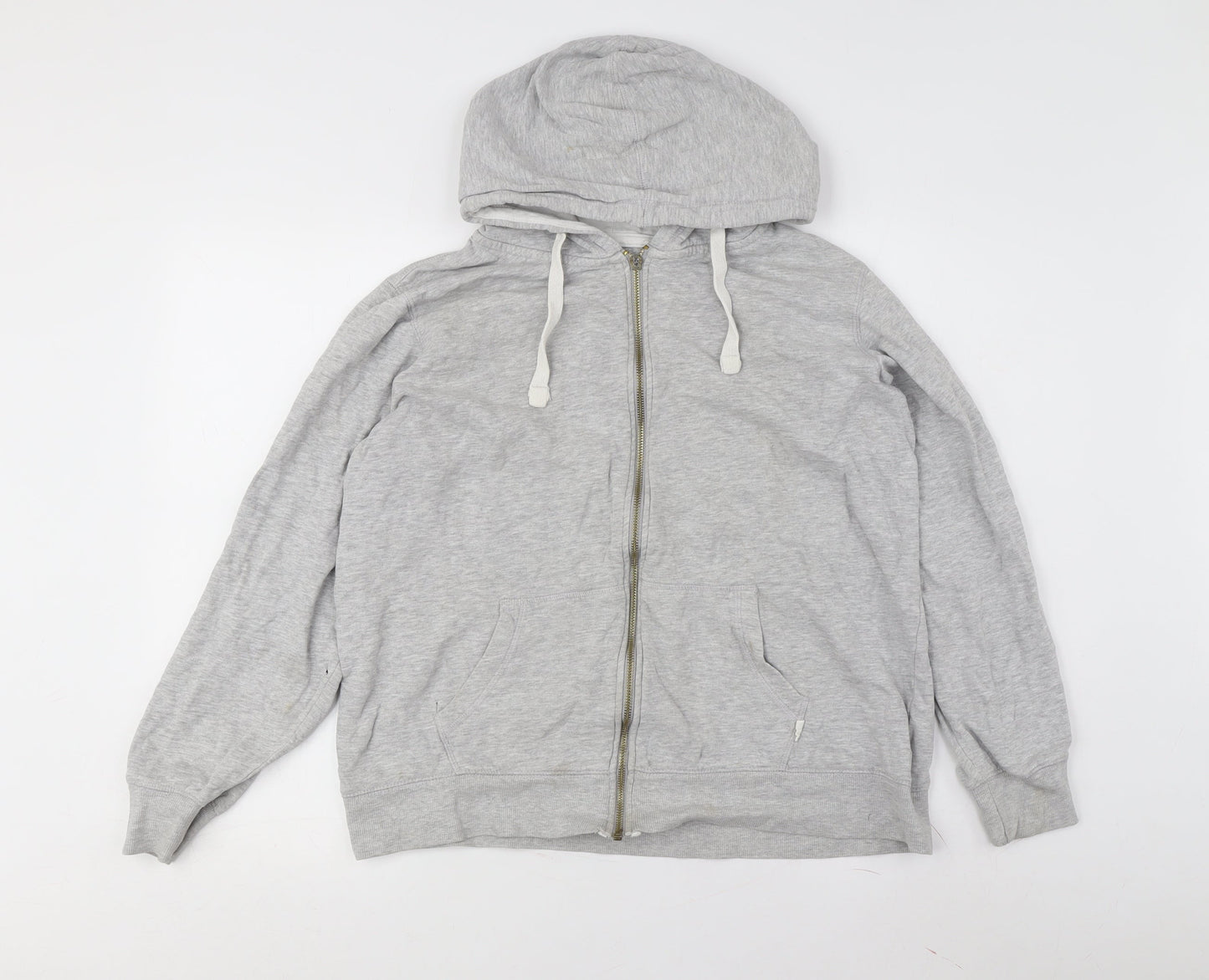 Saltrock Men's Grey Full Zip Hooded Jacket Size 18