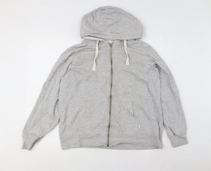 Saltrock Womens Grey Full Zip Hooded Jacket Size 18