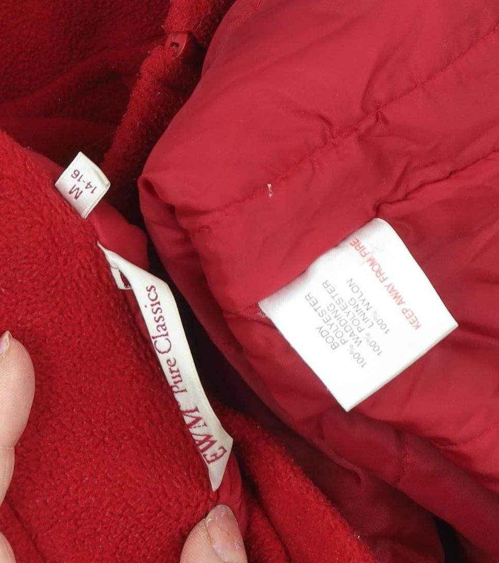 EWM Pure Classics Women’s Red Fleece Jacket Medium
