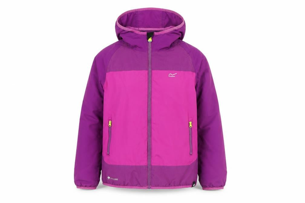 Regatta Girls Purple Puffer Jacket 12 Years Waterproof