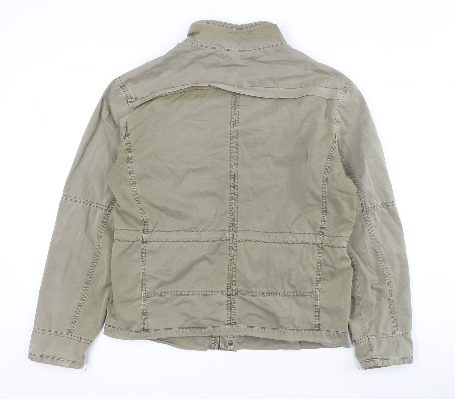 Deluxe Men's Green Cotton Jacket, L, Gothic, Casual