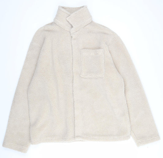 New Look Men's Beige Polyester Jacket L