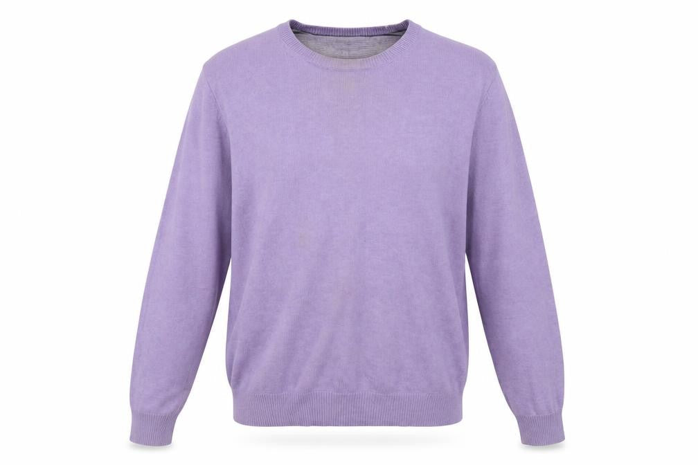Marks & Spencer Men's Purple Cotton Pullover Jumper M