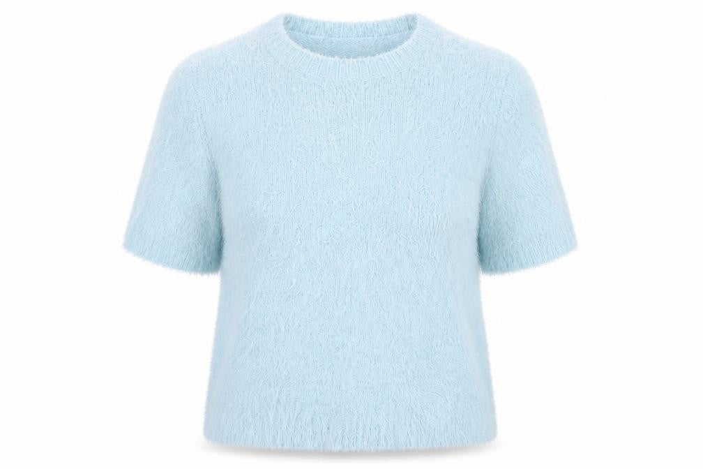 Quiz Women's Blue Chunky-Knit Pullover Jumper M
