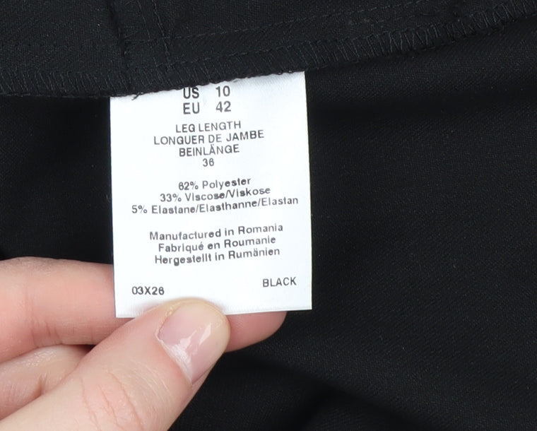 deLuxe Women's Black Trousers Size 14