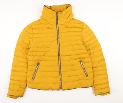 Tokyo Laundry Women's Yellow Puffer Jacket Size 16