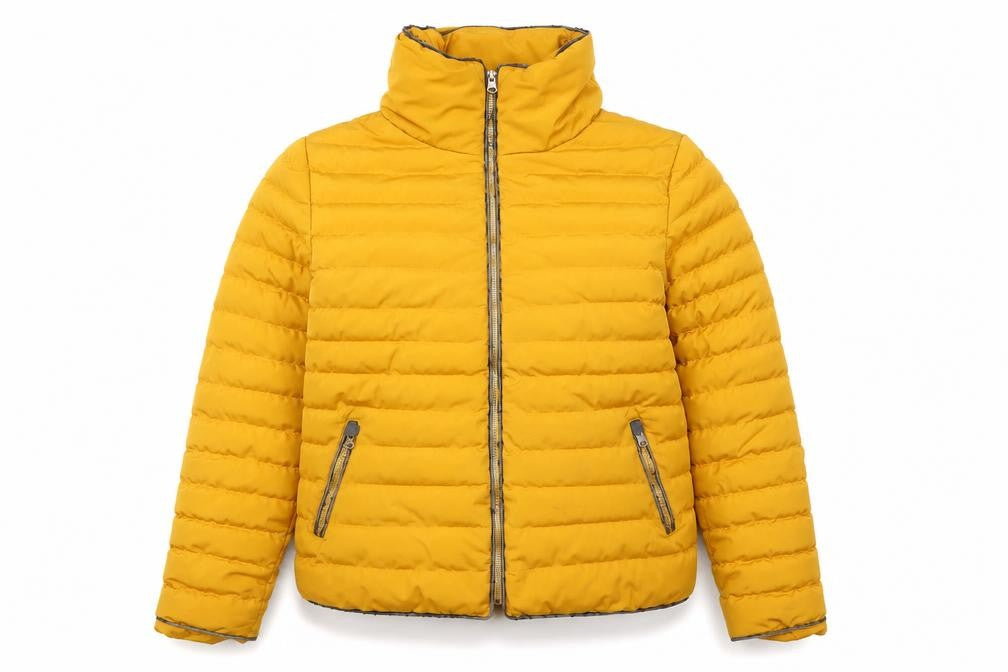Tokyo Laundry Women's Yellow Puffer Jacket Size 16