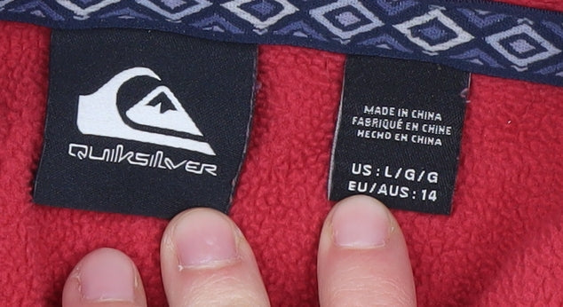 Quiksilver Boys' Multicoloured Pullover Hoodie, Size L