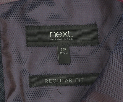 Next Men's Blue Regular Fit Suit Jacket Size 44R