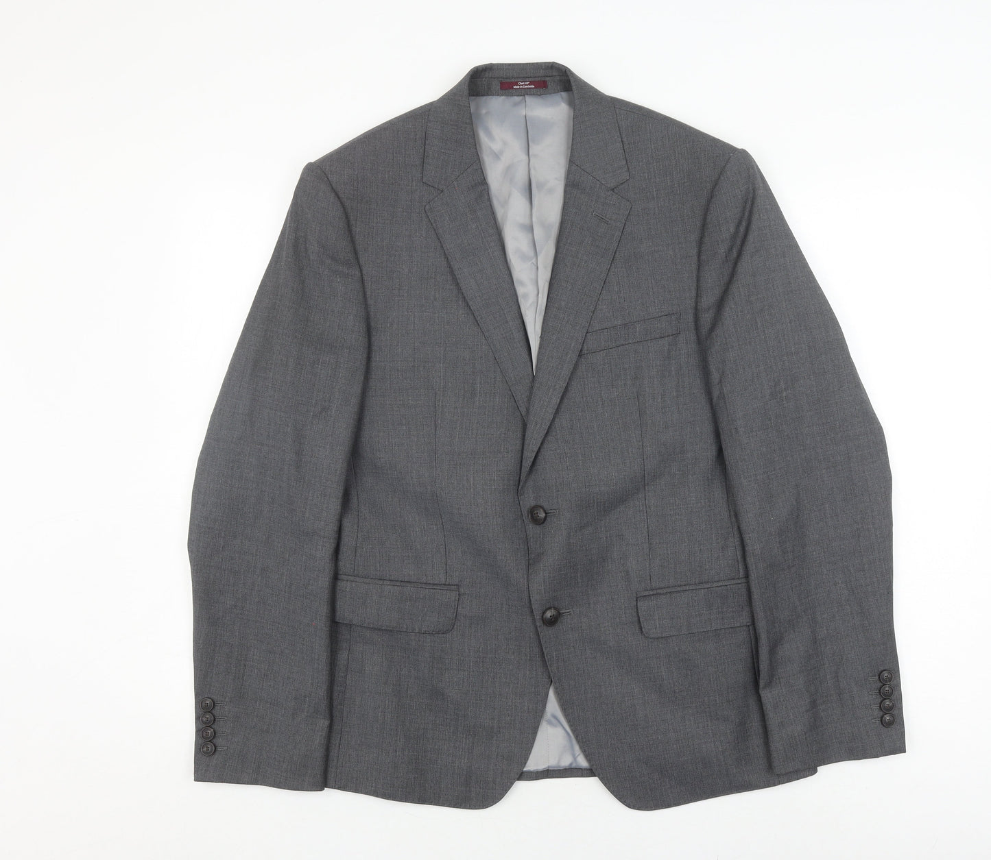 Marks and Spencer Men's Grey Wool Blazer 40S