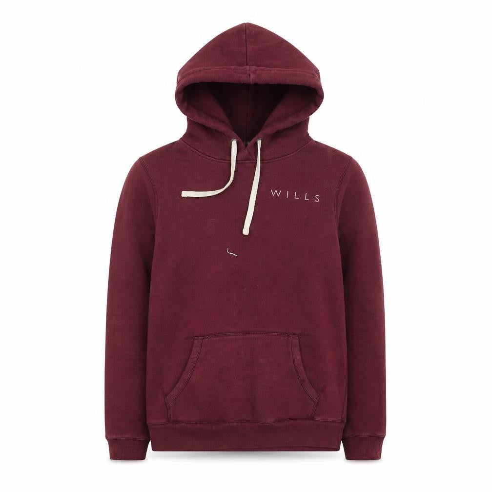 Jack Wills Women's Red Pullover Hoodie, Size 6, Logo Accent