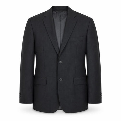 Front view of Jack Reid Men's Grey Blazer, 40S, Excellent
