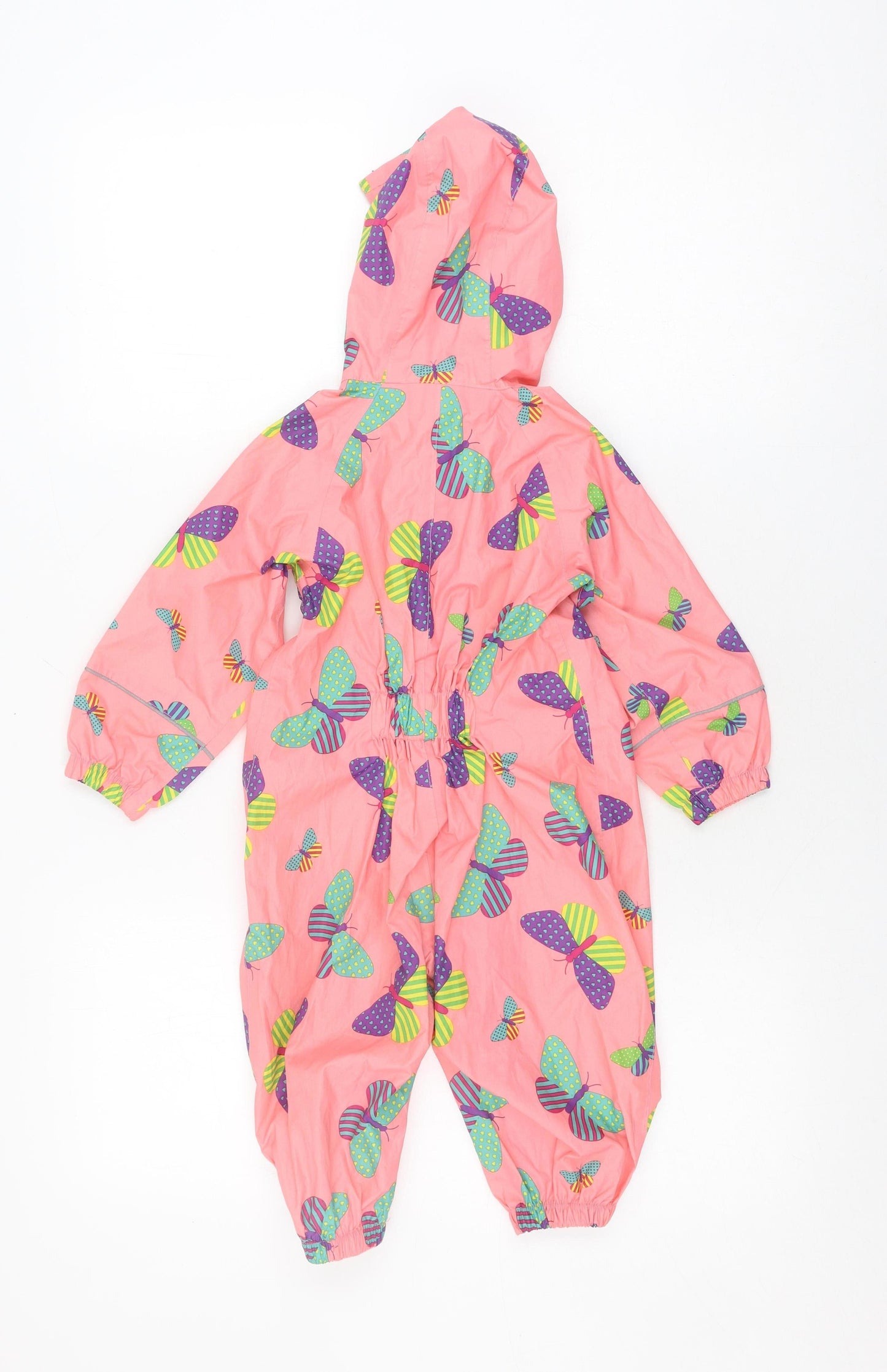 Mountain Warehouse Girls Pink Waterproof Rain Coat 6-12 Months
