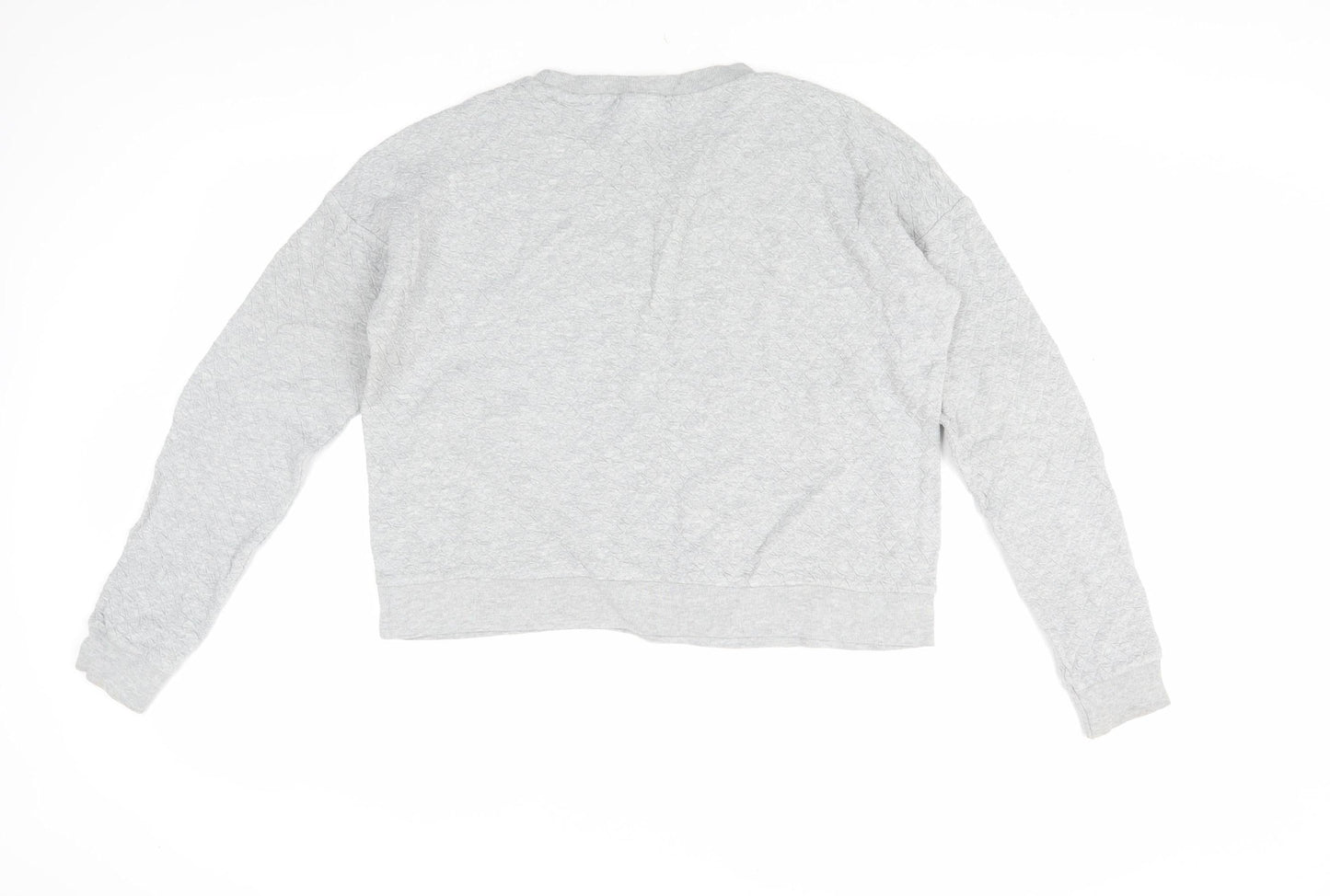 Topshop Women's Grey Pullover Sweatshirt Size 10