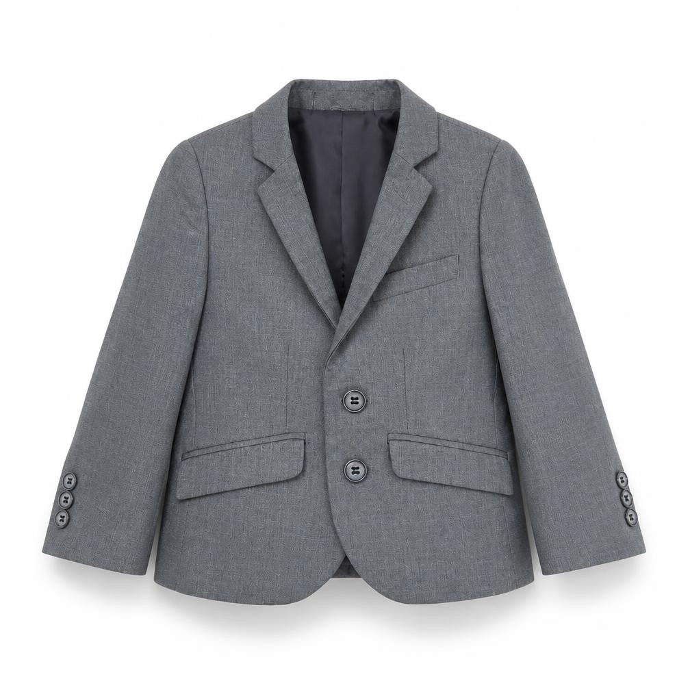 Duck & Dodge Boys Grey Blazer 2 Years Formal Single-Breasted
