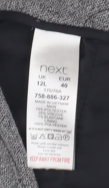 Next Women's Grey Tall Dress Pants Size 12