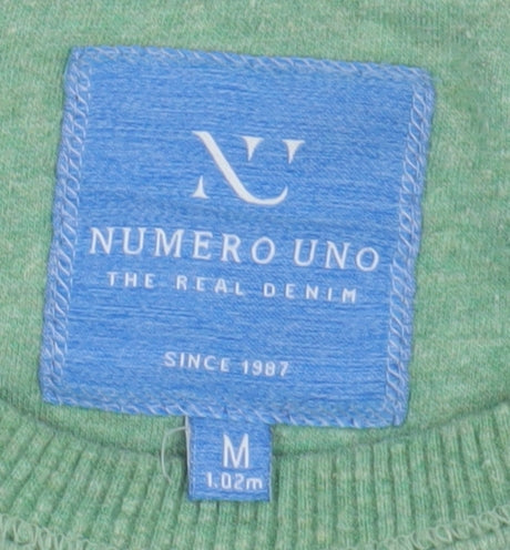 Numero Uno Green Pullover Unisex Sweatshirt, M