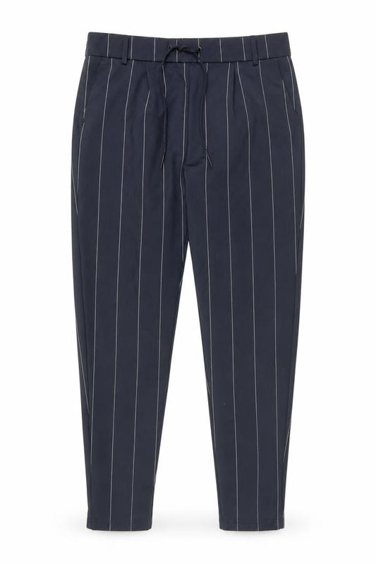 Only Mens Blue Striped Trousers XL - New With Tags
