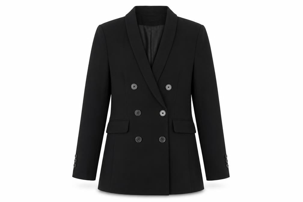Zara Women's Black XS Double-Breasted Blazer