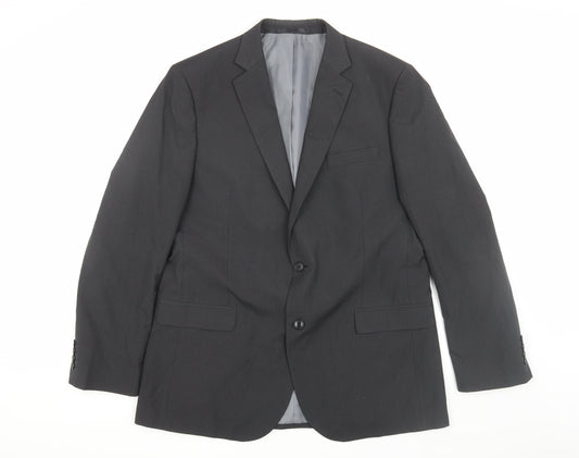 Marks and Spencer Men's Grey Suit Jacket 44 Regular