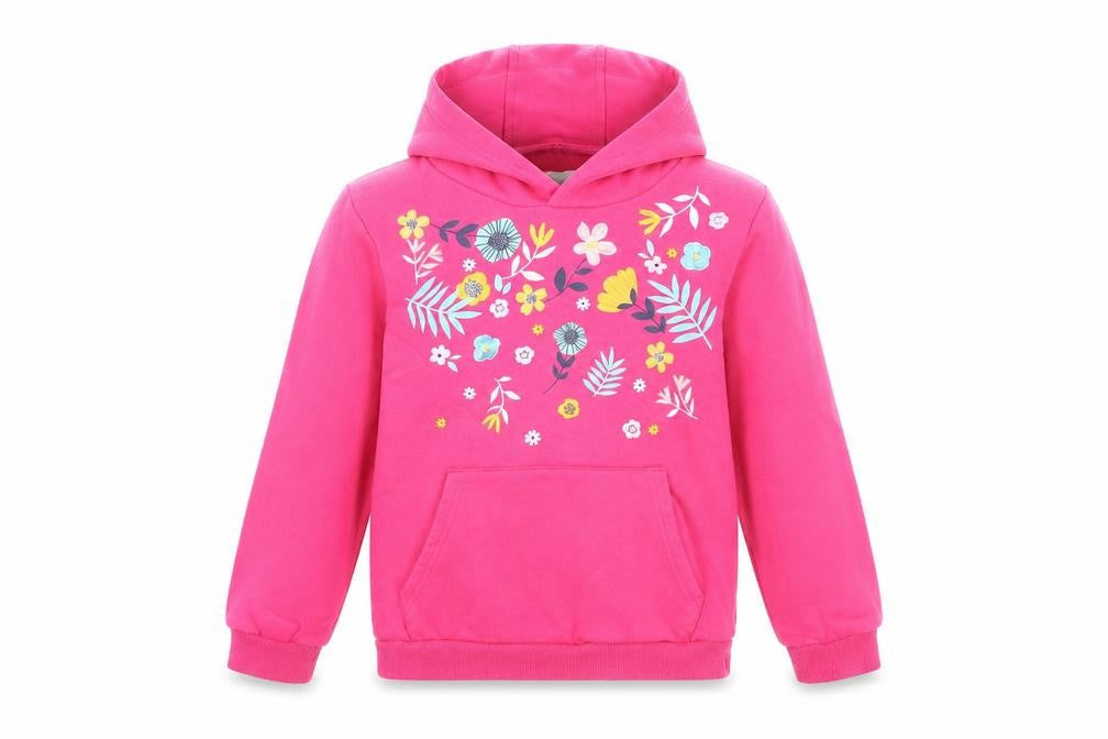 Mountain Warehouse Pink Girls Floral Hoodie 11-12Y