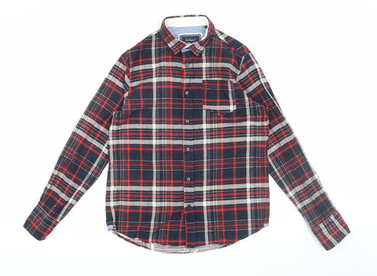 Brave Soul Men's Multicolour Flannel Plaid Shirt S