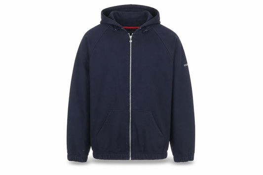 U.S. Athletic Men's Blue Full Zip Hoodie - M