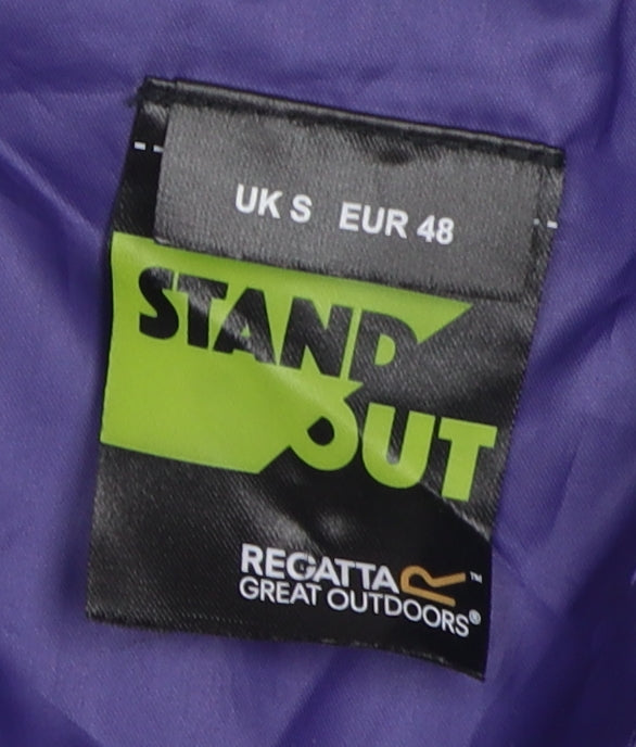 Regatta Women's Purple S Hooded Windbreaker Jacket