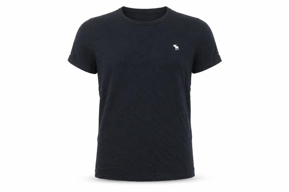 Abercrombie & Fitch Unisex Kids Black T-Shirt M Logo