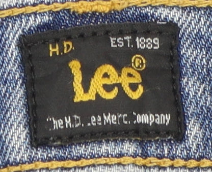 Lee Womens Blue Straight Jeans, UK Size 30