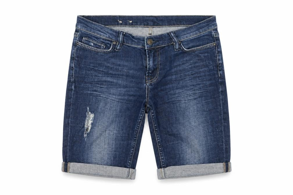 AllSaints Men's Blue Slim Denim Shorts, Size 28