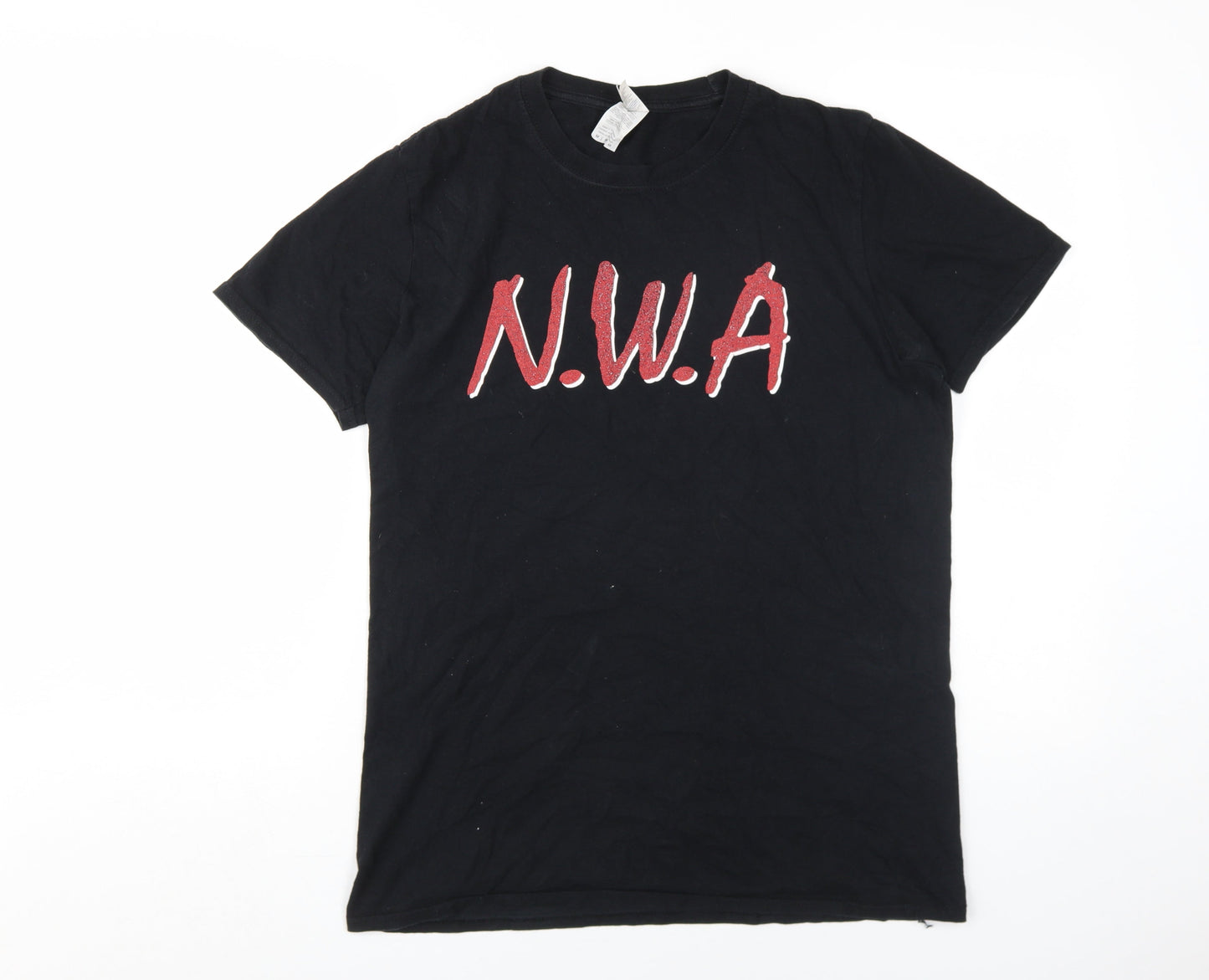 N.W.A Wome's Black T-Shirt, M, Casual Crew Neck