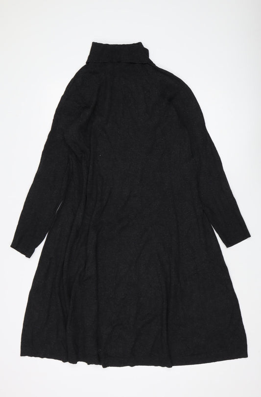 Roman Women's Black Shift Dress Size 12 - Winter Casual