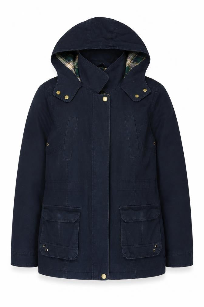New Look Women's Blue Parka Jacket Size 12